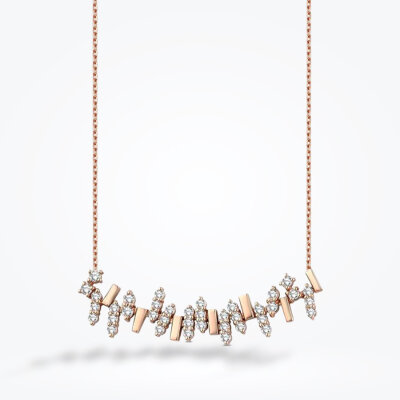 0.82 Karat Pırlanta Trend Kolye - Baroni Diamond (1)