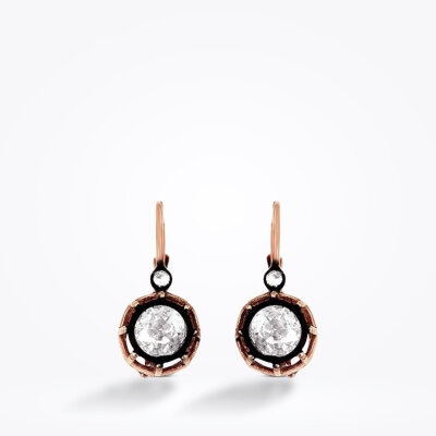 0.83 Karat Elmas Küpe - Baroni Diamond (1)