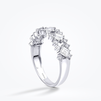 0.83 Karat Pırlanta Baget Yüzük - Baroni Diamond (1)