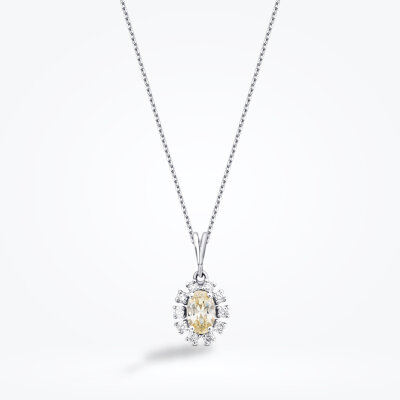 0.84 Karat Pırlanta Fancy Kolye - 2