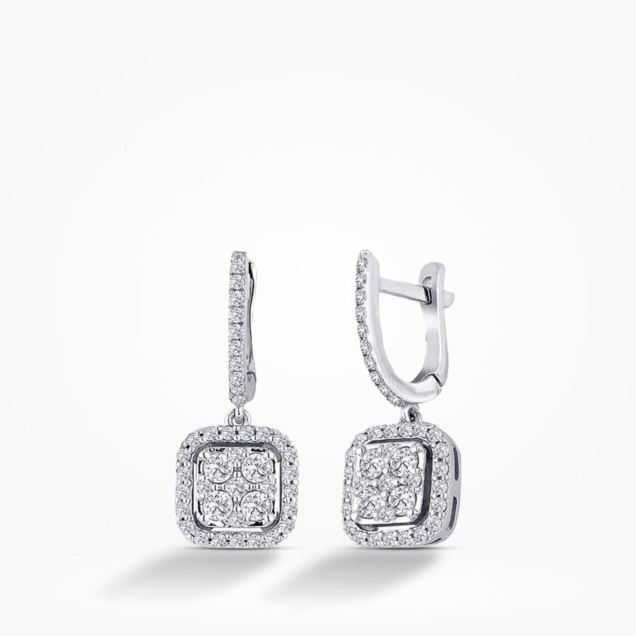 0.87 Karat Pırlanta Küpe - Baroni Diamond