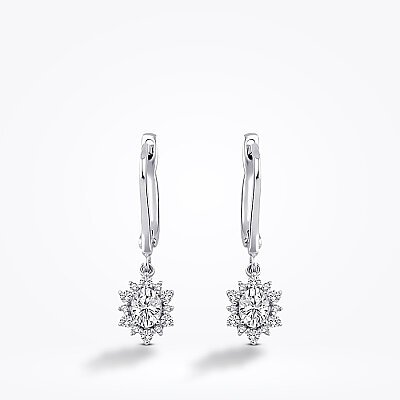 0.87 Karat Pırlanta Lotus Küpe - Baroni Diamond (1)