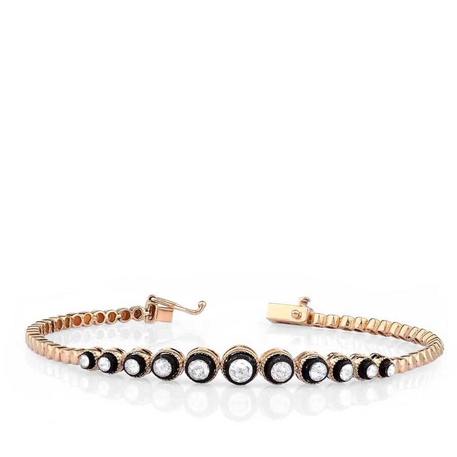 0.89 Karat Elmas Bileklik