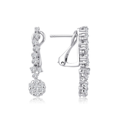 0.90 Karat Pırlanta Trend Küpe - Baroni Diamond (1)