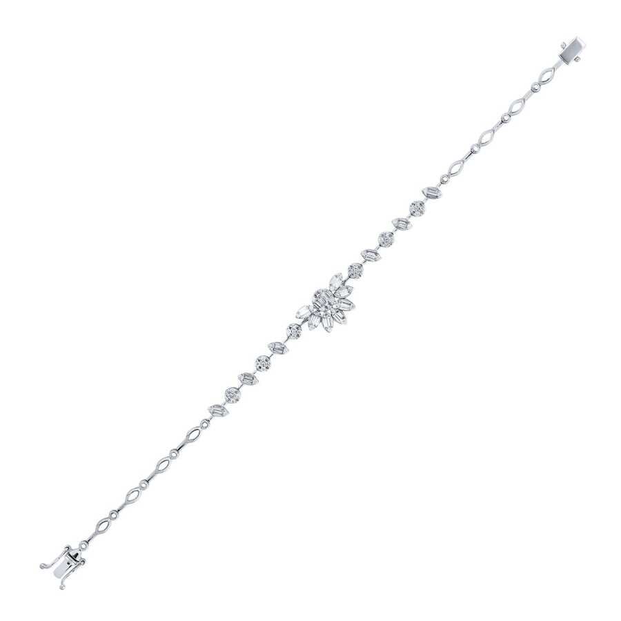 0.91 Karat Pırlanta Baget Bileklik - Baroni Diamond