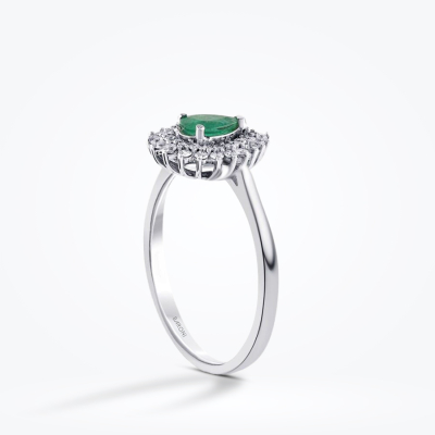 0.91 Karat Pırlanta Zümrüt Yüzük - Baroni Diamond (1)