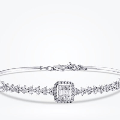 0.93 Karat Pırlanta Baget Kelepçe - Baroni Diamond (1)