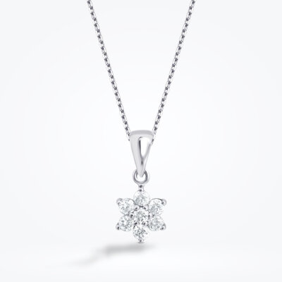 0.97 Karat Pırlanta Çiçek Set - 2