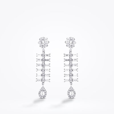 0.98 Karat Pırlanta Baget Küpe - Baroni Diamond (1)