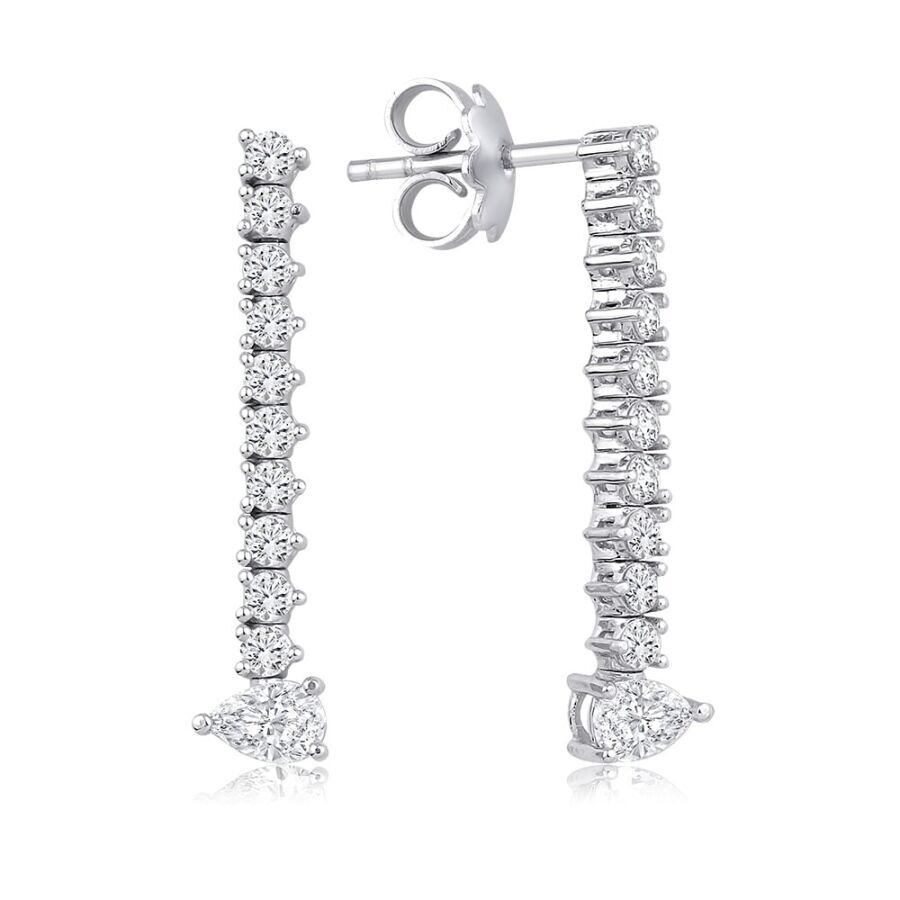 0.99 Karat Pırlanta Küpe - Baroni Diamond