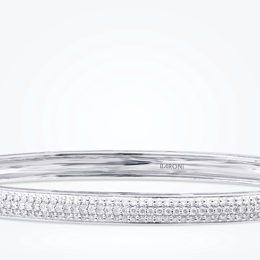 1.04 Karat Pırlanta Baget Kelepçe - 2