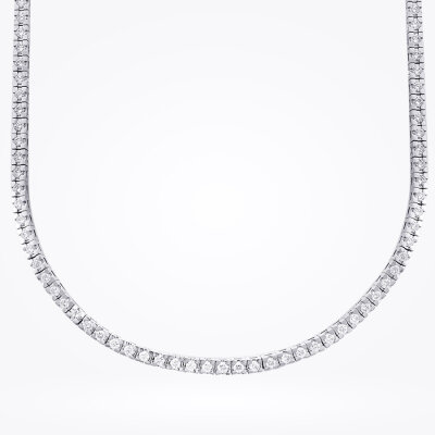 1.46 Karat Pırlanta Su Yolu Kolye - 2