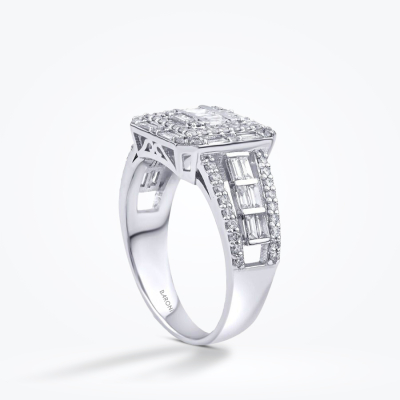 1.00 Karat Pırlanta Baget Yüzük - Baroni Diamond (1)