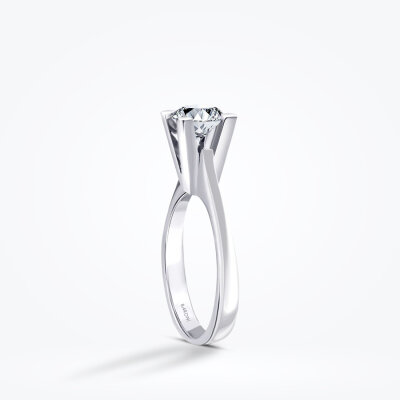 1.00 Karat Pırlanta Tektaş Yüzük - 4