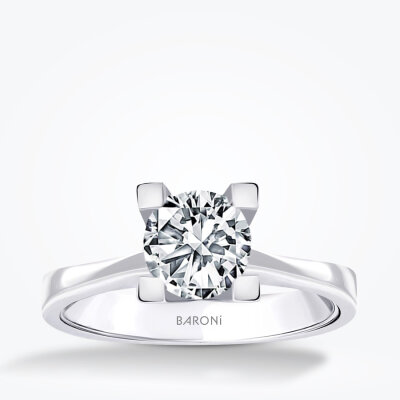 1.00 Karat Pırlanta Tektaş Yüzük - 3