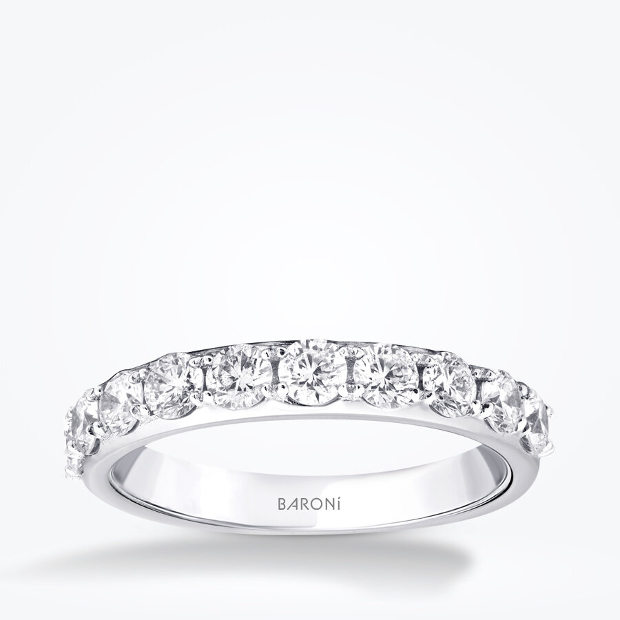 1.00 Karat Pırlanta Yarımtur Yüzük - Baroni Diamond