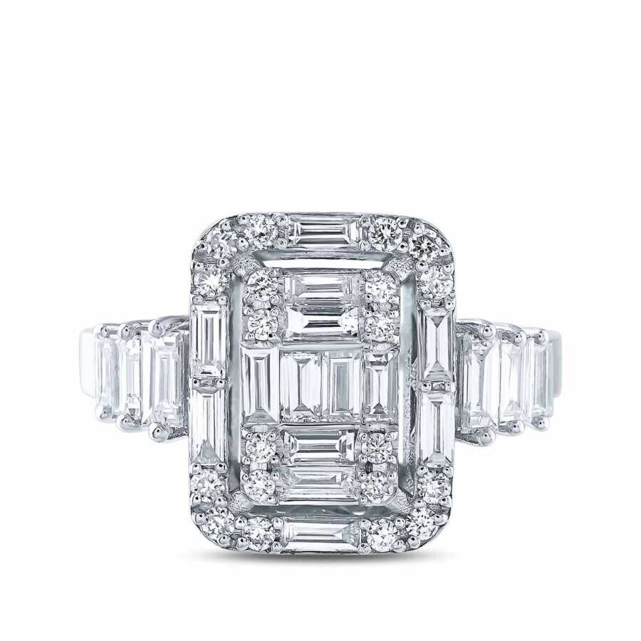 1.01 Karat Pırlanta Baget Yüzük - Baroni Diamond