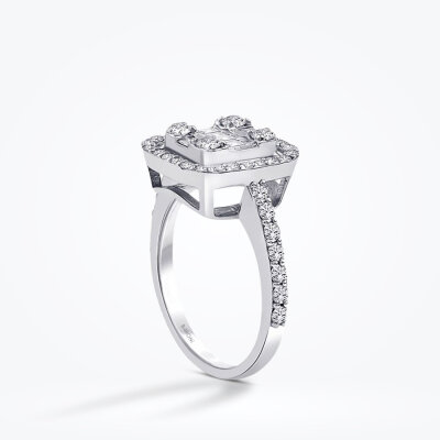 1.01 Karat Pırlanta Baget Yüzük - Baroni Diamond (1)