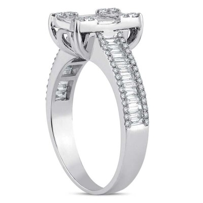 1.03 Karat Pırlanta Baget Yüzük - Baroni Diamond (1)