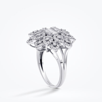 1.04 Karat Pırlanta Baget Yüzük - Baroni Diamond (1)