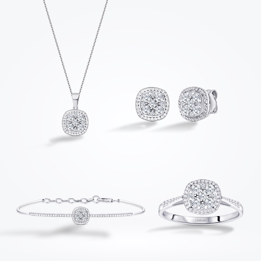 1.04 Karat Pırlanta Illusion Set - Baroni Diamond