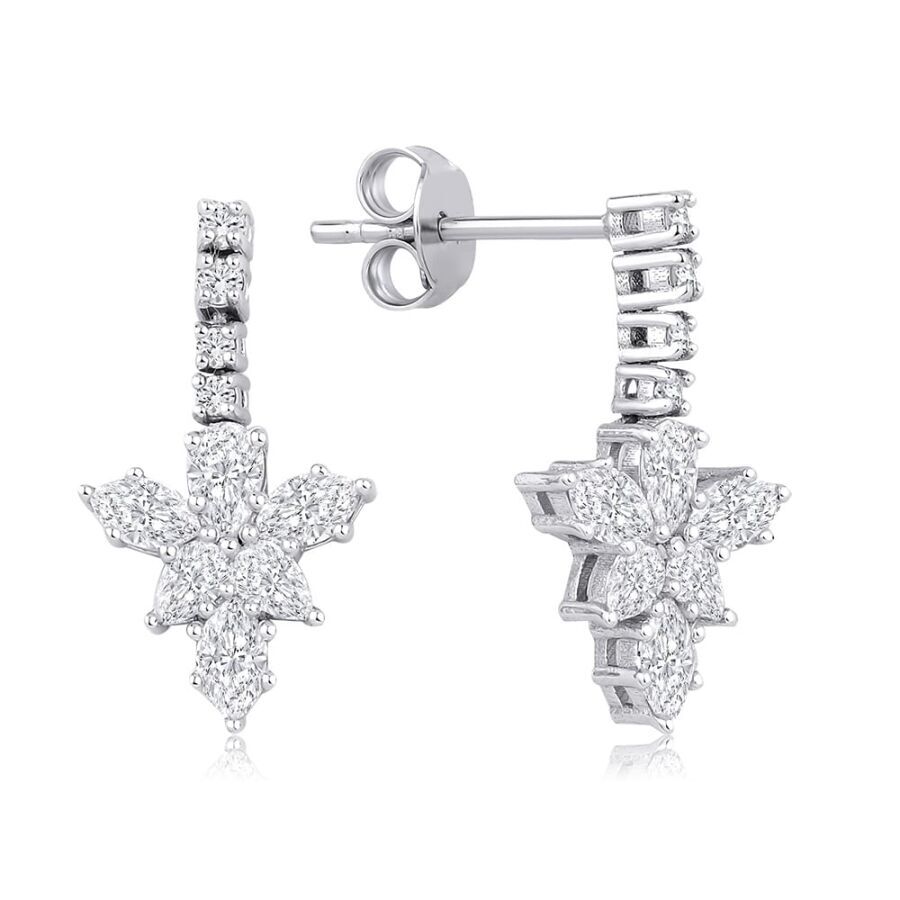 0.81 Karat Pırlanta Trend Küpe - Baroni Diamond