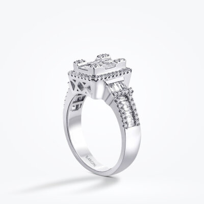 1.06 Karat Pırlanta Baget Yüzük - Baroni Diamond (1)