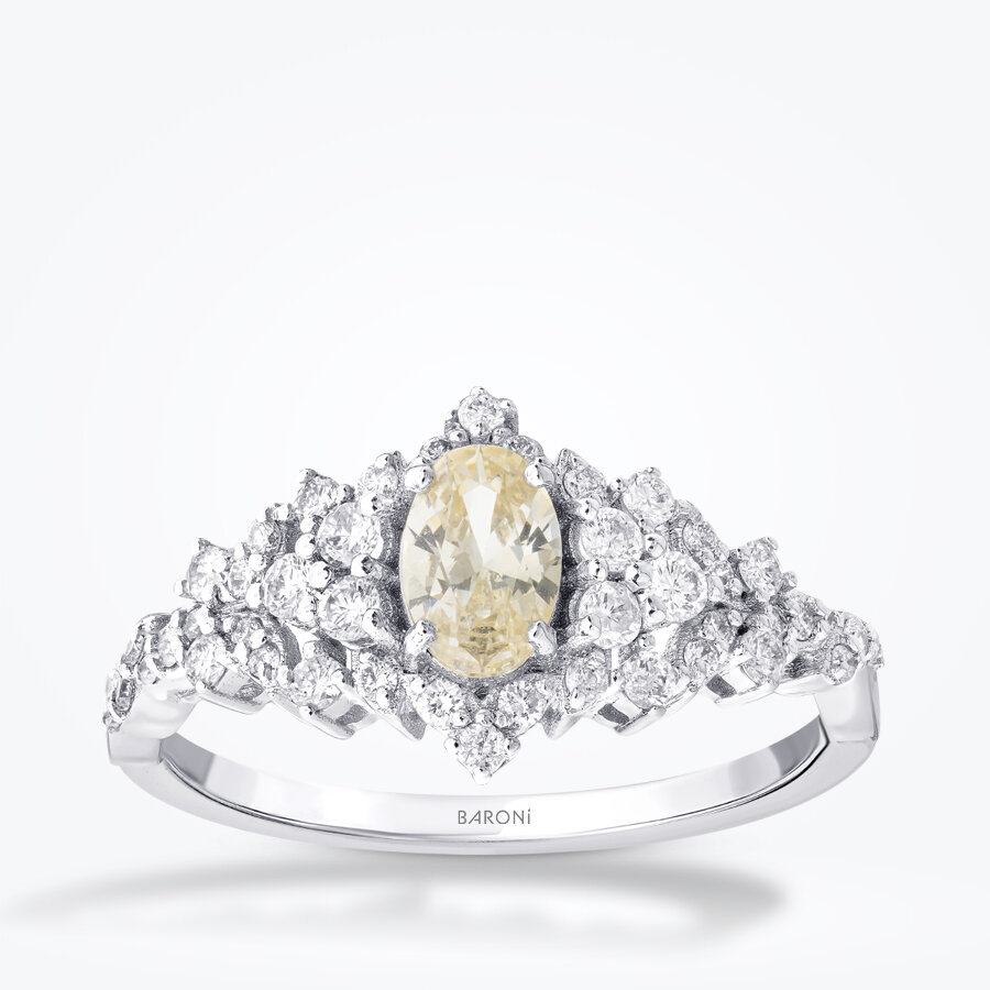 1.06 Karat Pırlanta Fancy Taşlı Yüzük - Baroni Diamond
