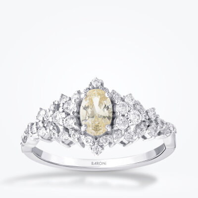 1.06 Karat Pırlanta Fancy Yüzük - 1