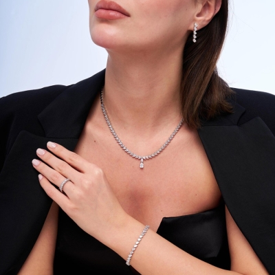 10.64 Karat Pırlanta Aurora Gerdanlık - 3