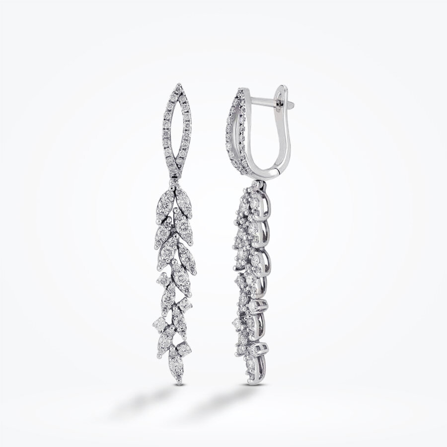 1.08 Karat Pırlanta Küpe - Baroni Diamond