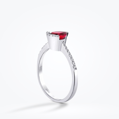 1.08 Karat Pırlanta Yakut Yüzük - Baroni Diamond (1)