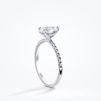 1.12 Karat Pırlanta Damla Tektaş Yüzük - Baroni Diamond (1)