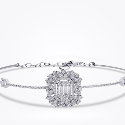 1.13 Karat Pırlanta Baget Bileklik - Baroni Diamond (1)