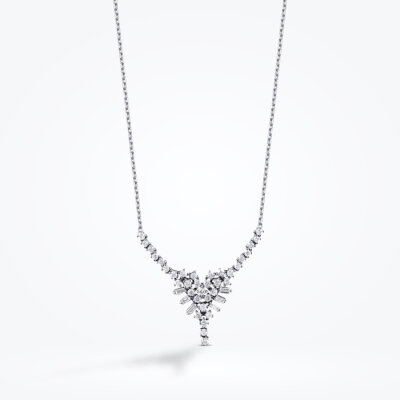 1.14 Karat Pırlanta Baget Kolye - Baroni Diamond (1)