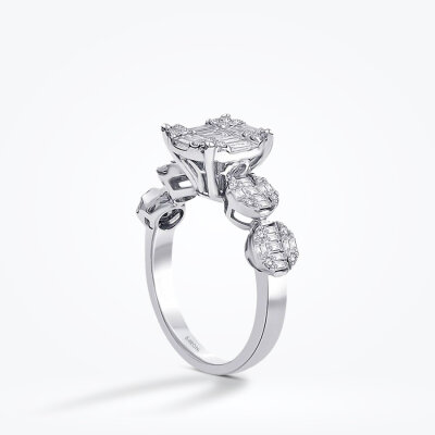 1.14 Karat Pırlanta Baget Yüzük - Baroni Diamond (1)