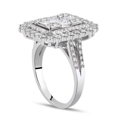 1.14 Karat Pırlanta Baget Yüzük - Baroni Diamond (1)