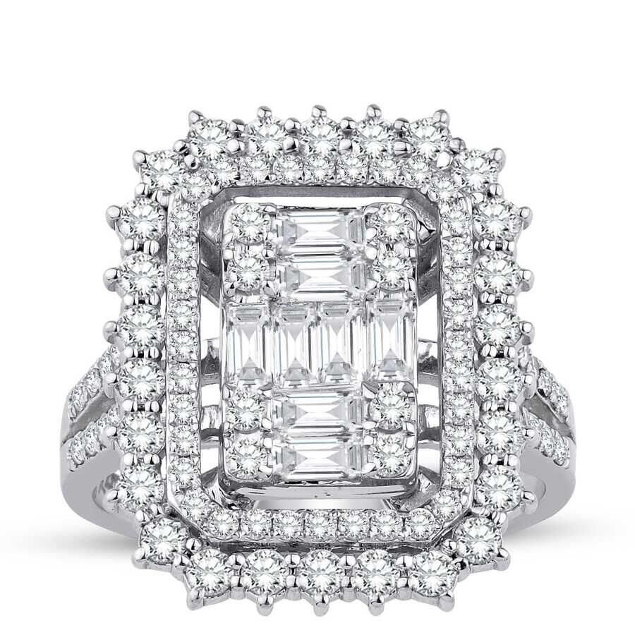 1.14 Karat Pırlanta Baget Yüzük - Baroni Diamond