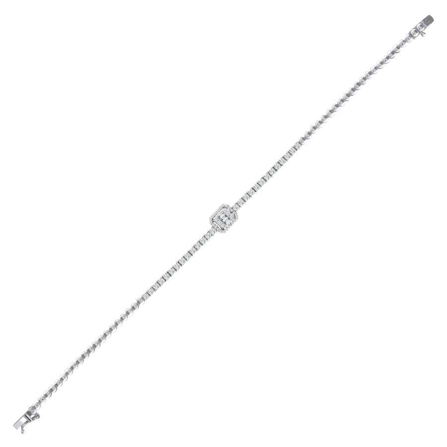 1.15 Karat Pırlanta Baget Bileklik - Baroni Diamond