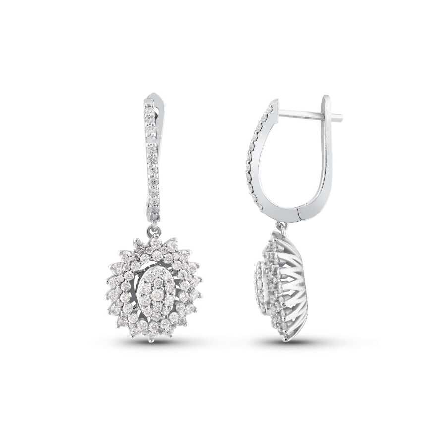 1.15 Karat Pırlanta Trend Küpe