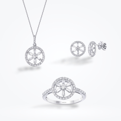 1.16 Karat Pırlanta Baget Set 
