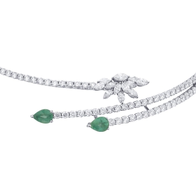 11.65 Karat Pırlanta Zümrüt Gerdanlık - Baroni Diamond (1)