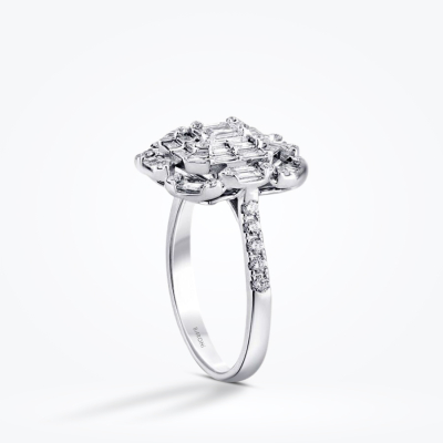 1.17 Karat Pırlanta Baget Yüzük - Baroni Diamond (1)