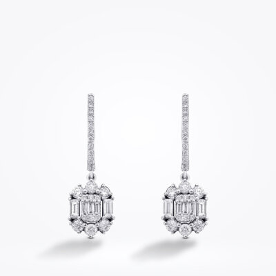 1.18 Karat Pırlanta Baget Küpe - Baroni Diamond (1)