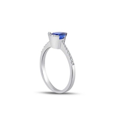 1.19 Karat Pırlanta Safir Yüzük - Baroni Diamond (1)