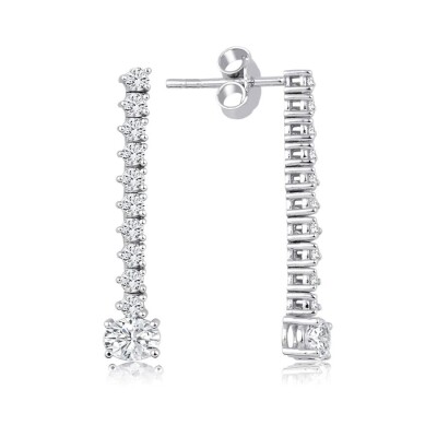 1.20 Karat Pırlanta Küpe - 1