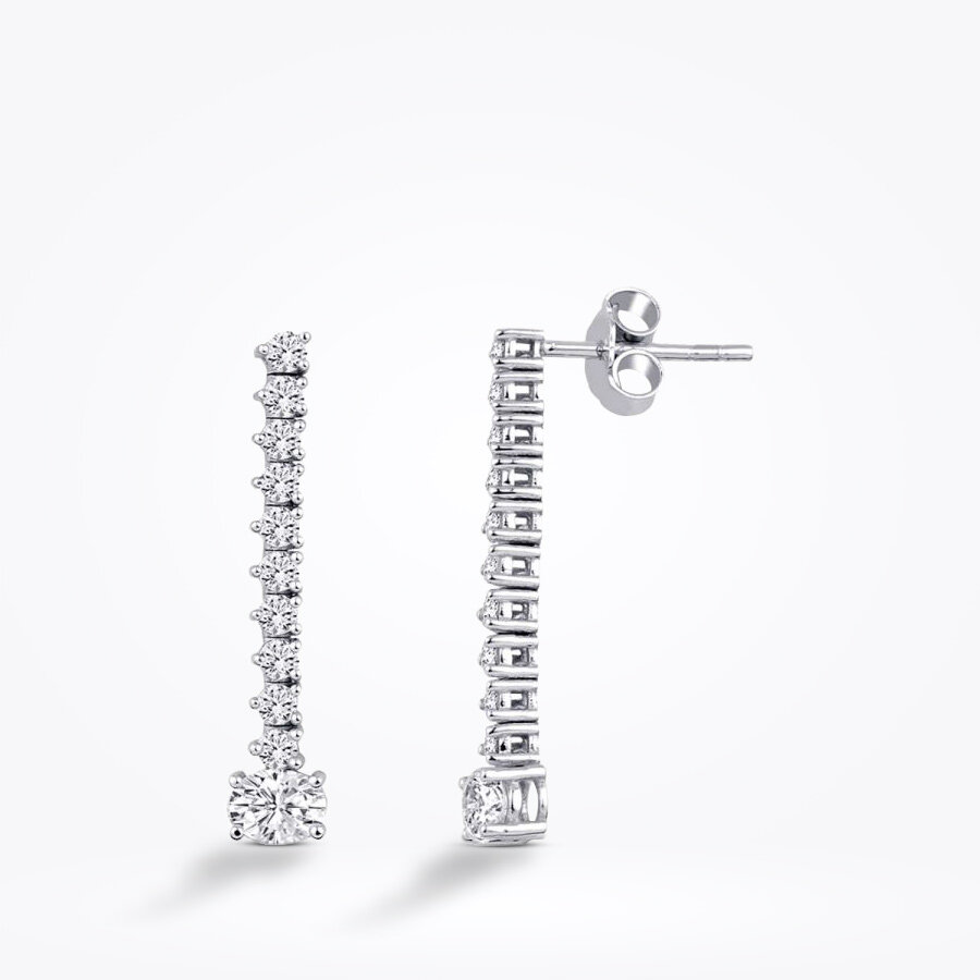 1.20 Karat Pırlanta Küpe - Baroni Diamond