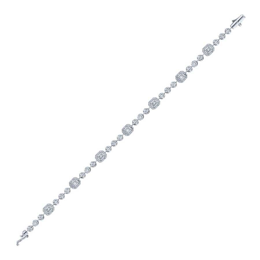 1.21 Karat Pırlanta Baget Bileklik - Baroni Diamond