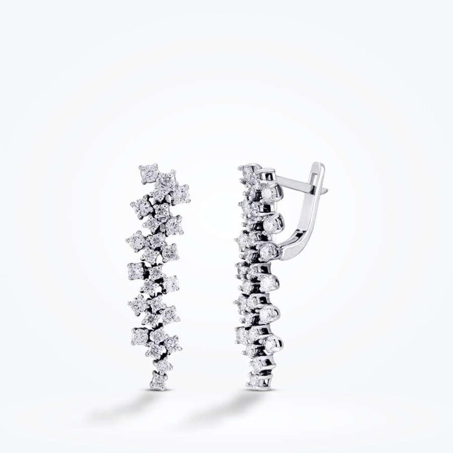 1.33 Karat Pırlanta Küpe - Baroni Diamond