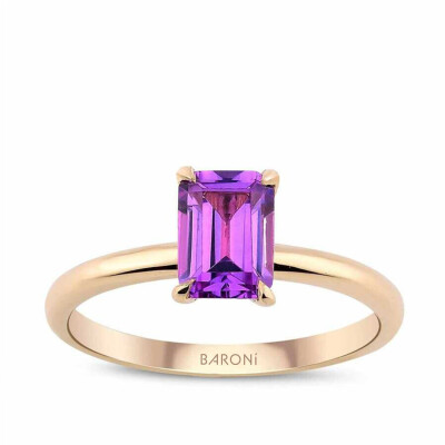 1.35 Karat Pırlanta Alexandrite Yüzük - 1